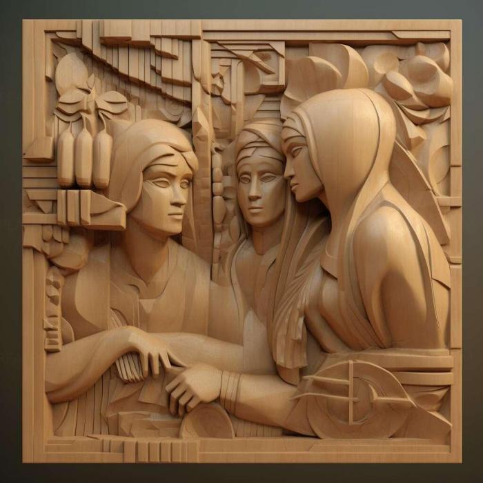 نموذج ثلاثي الأبعاد لآلة CNC 3D Art 